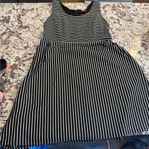 Merona black and white dress